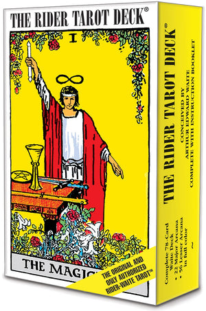 The Rider Tarot Deck: The Authentic RiderWaite Tarot Deck with Instruction Booklet, Essential for Tarot Beginners & Expert Read