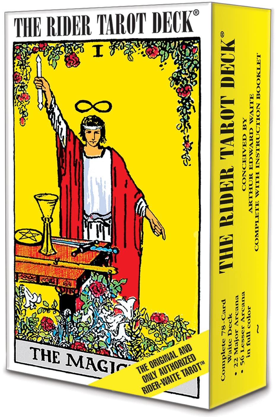 The Rider Tarot Deck: The Authentic RiderWaite Tarot Deck with Instruction Booklet, Essential for Tarot Beginners & Expert Read