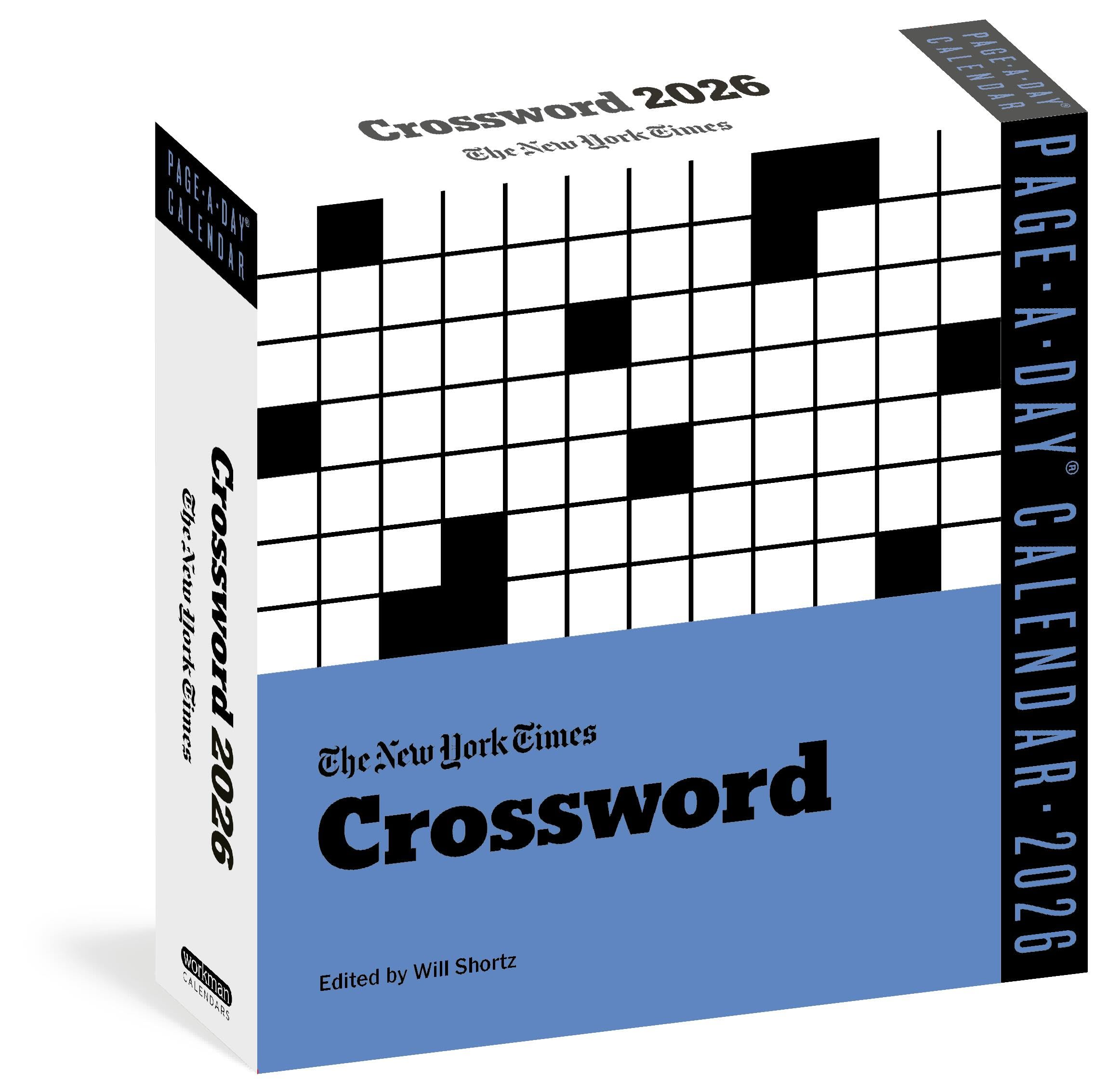New York Times Crossword PageADay Calendar 2026