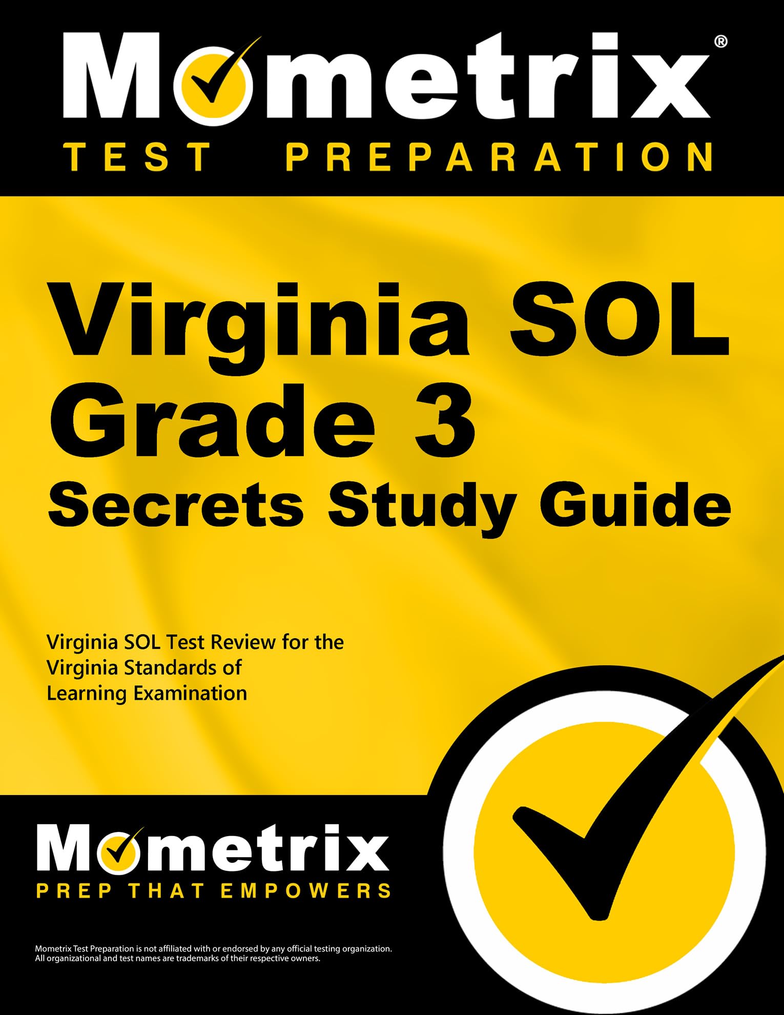 Virginia SOL Grade 3 Secrets Study Guide: Virginia SOL Test Review for the Virginia Standards of Learning Examination (Mometrix ,Used