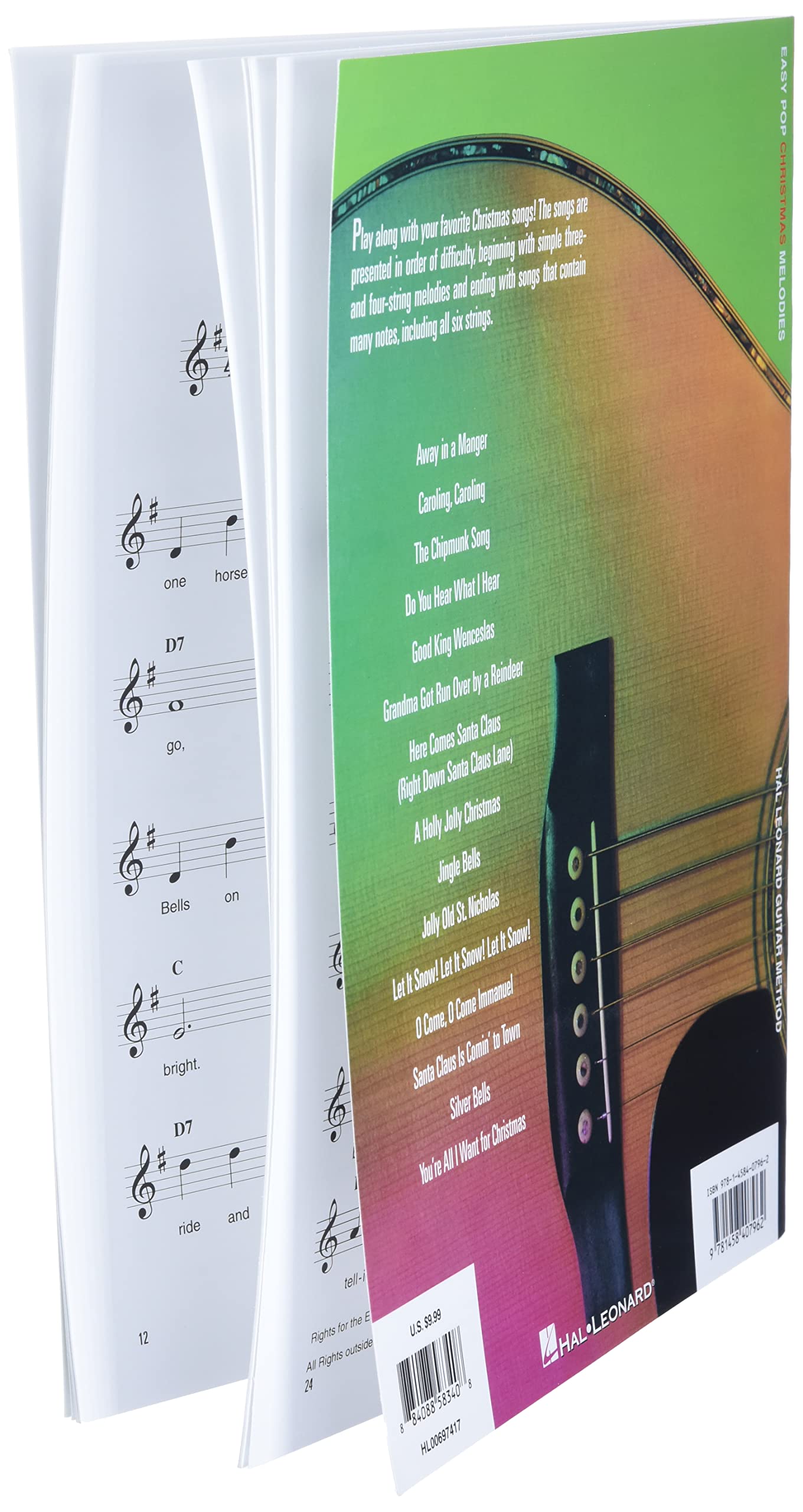Easy Pop Christmas Melodies: Book Only