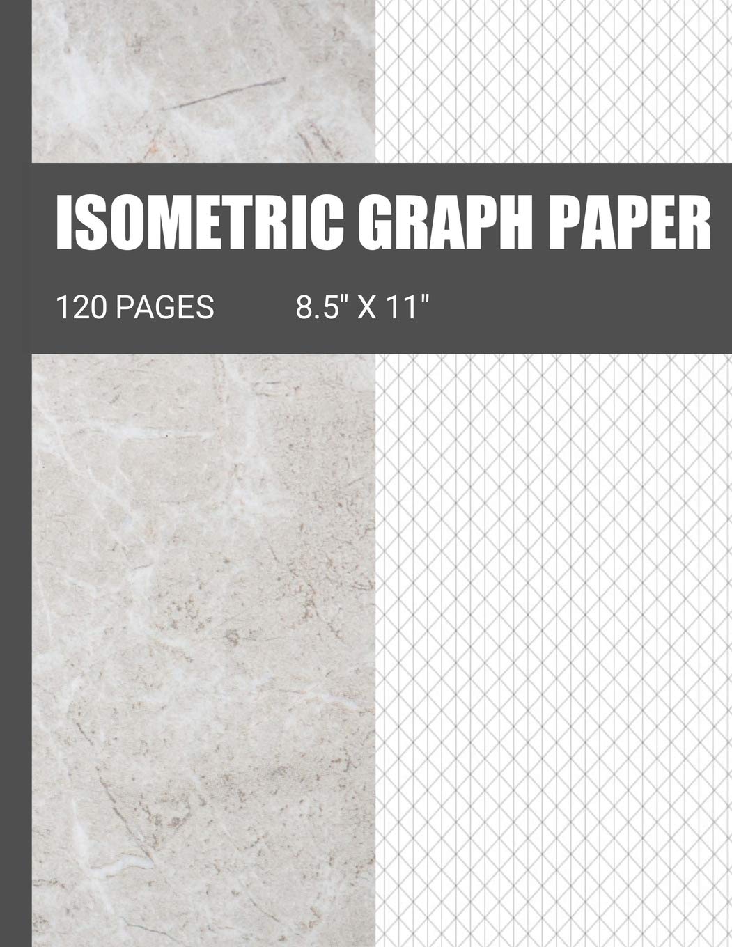 Isometric Graph Paper: Isometric Grid Paper Ideal For Use As 3D Printing Paper For 3D Printing Projects, High School and College,Used