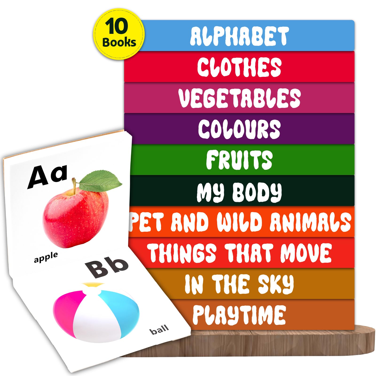 My First Library Box-Set Of 10 Preschool Board Books (My First Preschool Board Books)