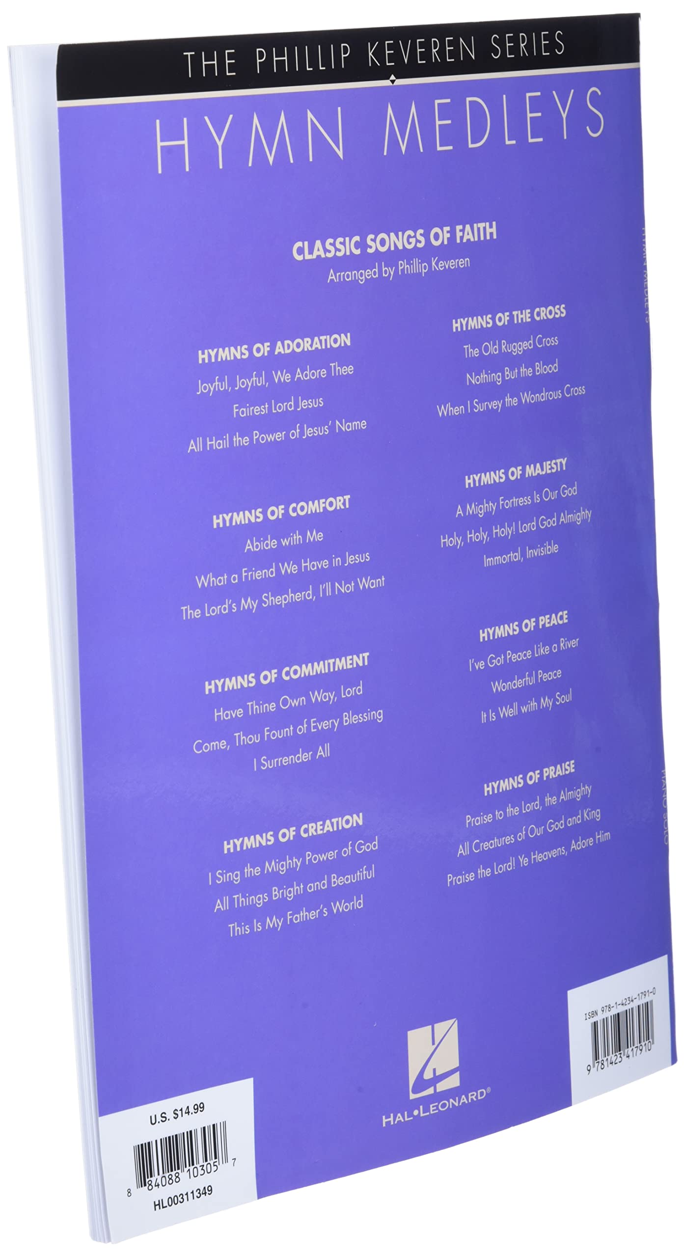 Hymn Medleys: Classic Songs of Faith  Piano Solo (Th Phillip Keveren Series),Used