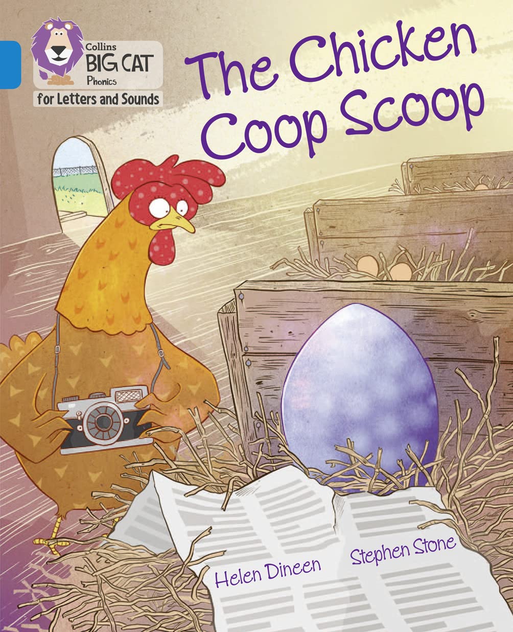 Collins Big Cat Phonics for Letters and Sounds  The Chicken Coop Scoop: Band 4/Blue,Used