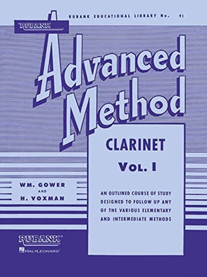Rubank Advanced Method  Clarinet Vol. 1  Clarinet Music Book for Teachers and Students  Easy to Read and Study Clarinet Sheet,Used