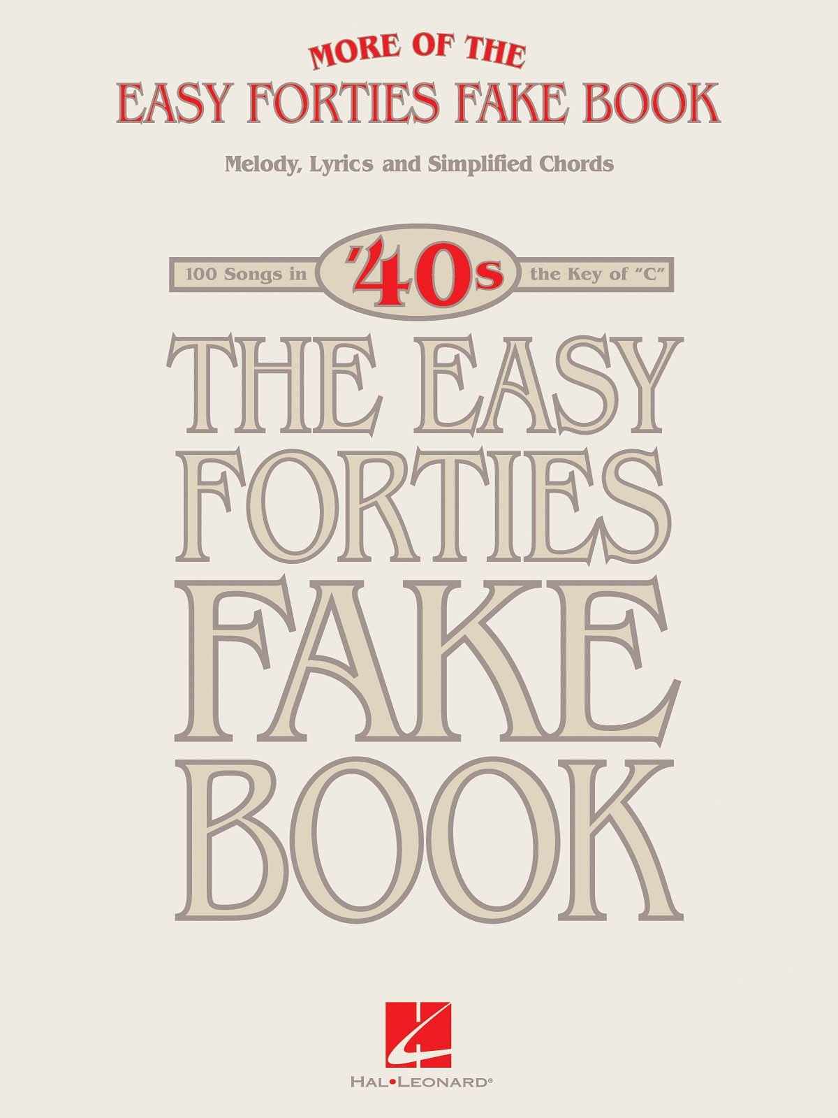 More Of The Easy '40S Fake Book Melody Lyrics & Simplified Chords (Easy Fake Book),Used
