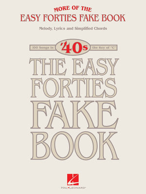 More Of The Easy '40S Fake Book Melody Lyrics & Simplified Chords (Easy Fake Book),Used