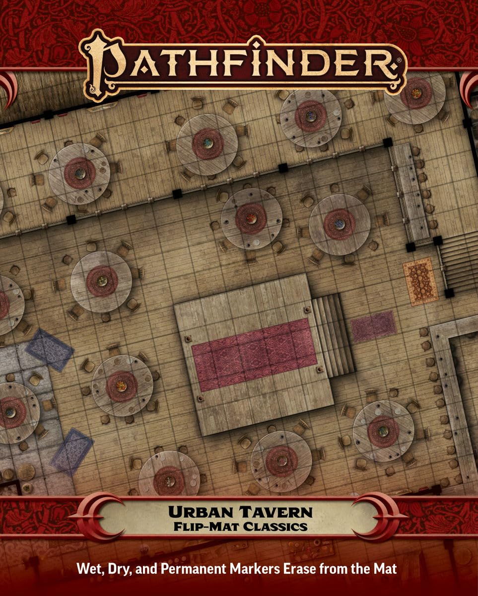 Pathfinder FlipMat Classics: Urban Tavern,Used