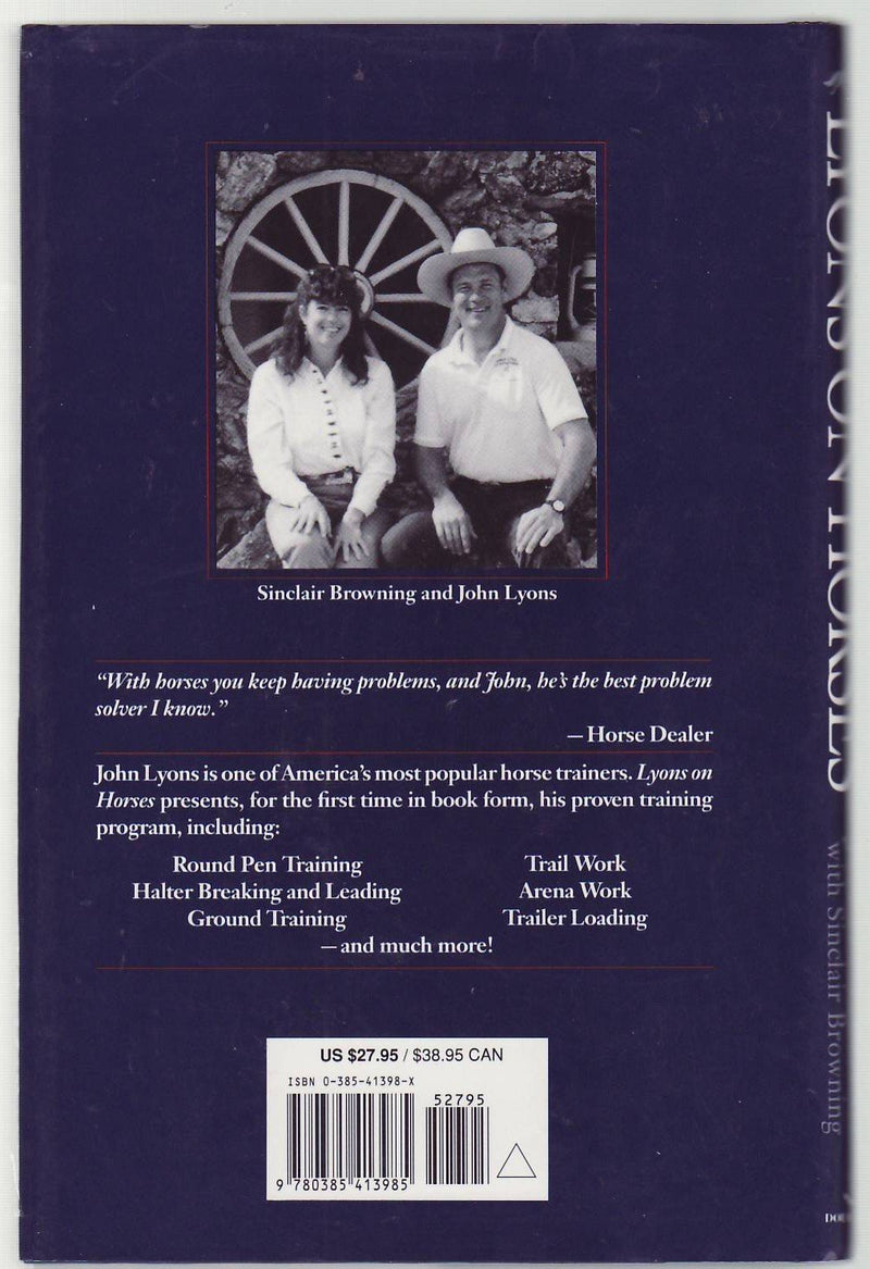 Lyons On Horses: John Lyons' Proven Conditionedresponse Training Program,New