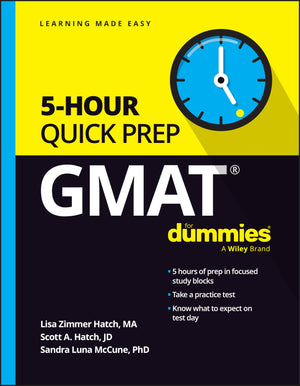 Gmat 5Hour Quick Prep For Dummies (For Dummies (Career/Education)),Used