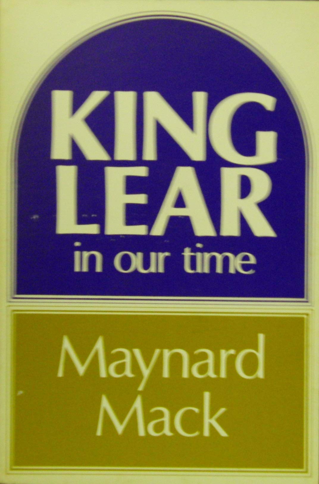 King Lear in Our Time,Used