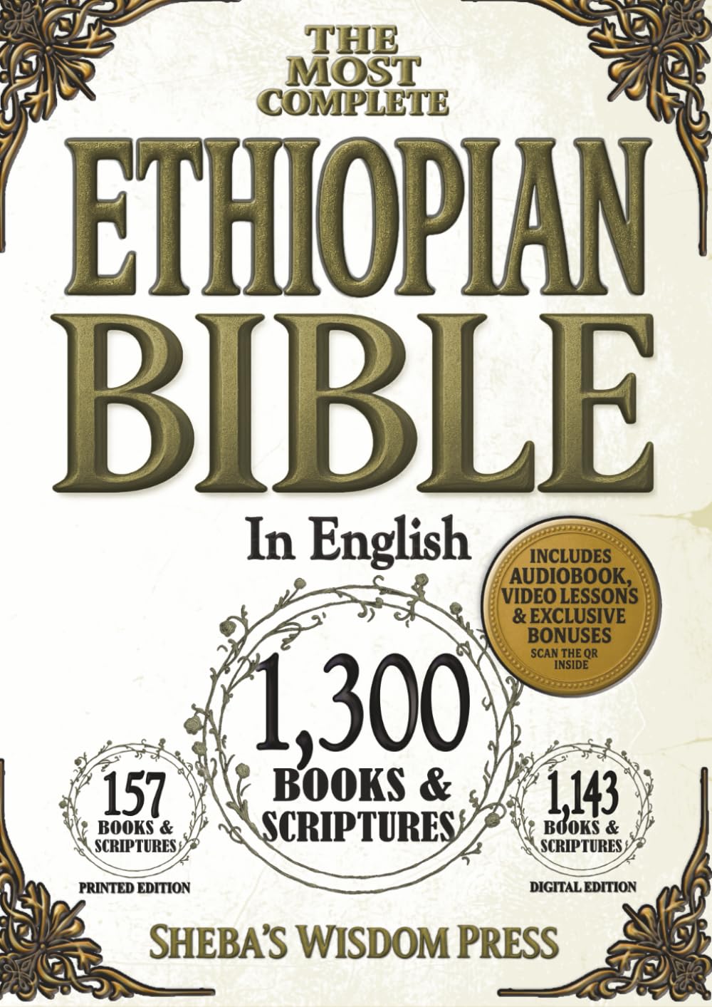The Most Complete Ethiopian Bible - 157-Book English Collection, Majestic Edition with Lost Apocrypha & Rare Sacred Texts