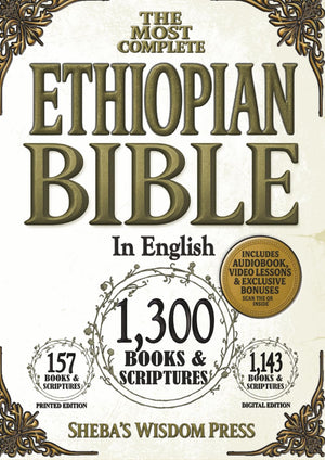 The Most Complete Ethiopian Bible - 157-Book English Collection, Majestic Edition with Lost Apocrypha & Rare Sacred Texts