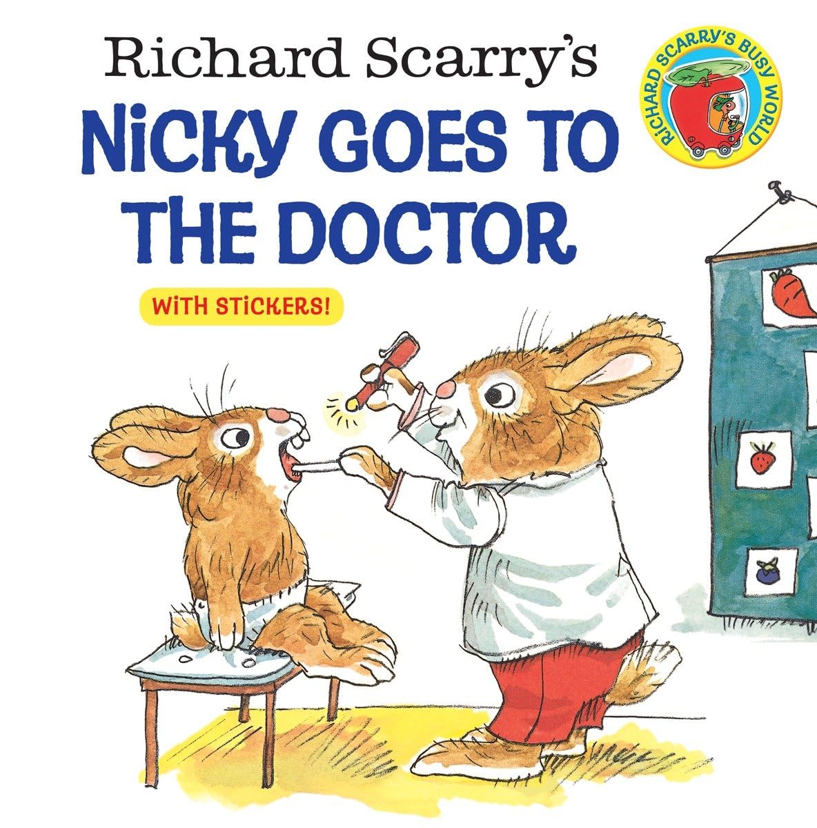 Richard Scarry's Nicky Goes to the Doctor (Pictureback(R)),Used