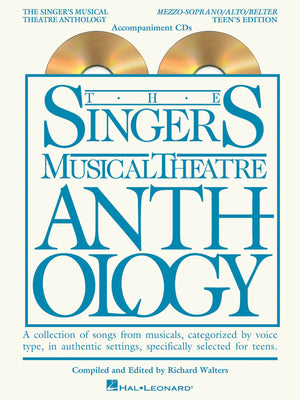 Singer'S Musical Theatre Anthology Teen'S Edition Mezzo/Alto/Belter Cds Only,Used