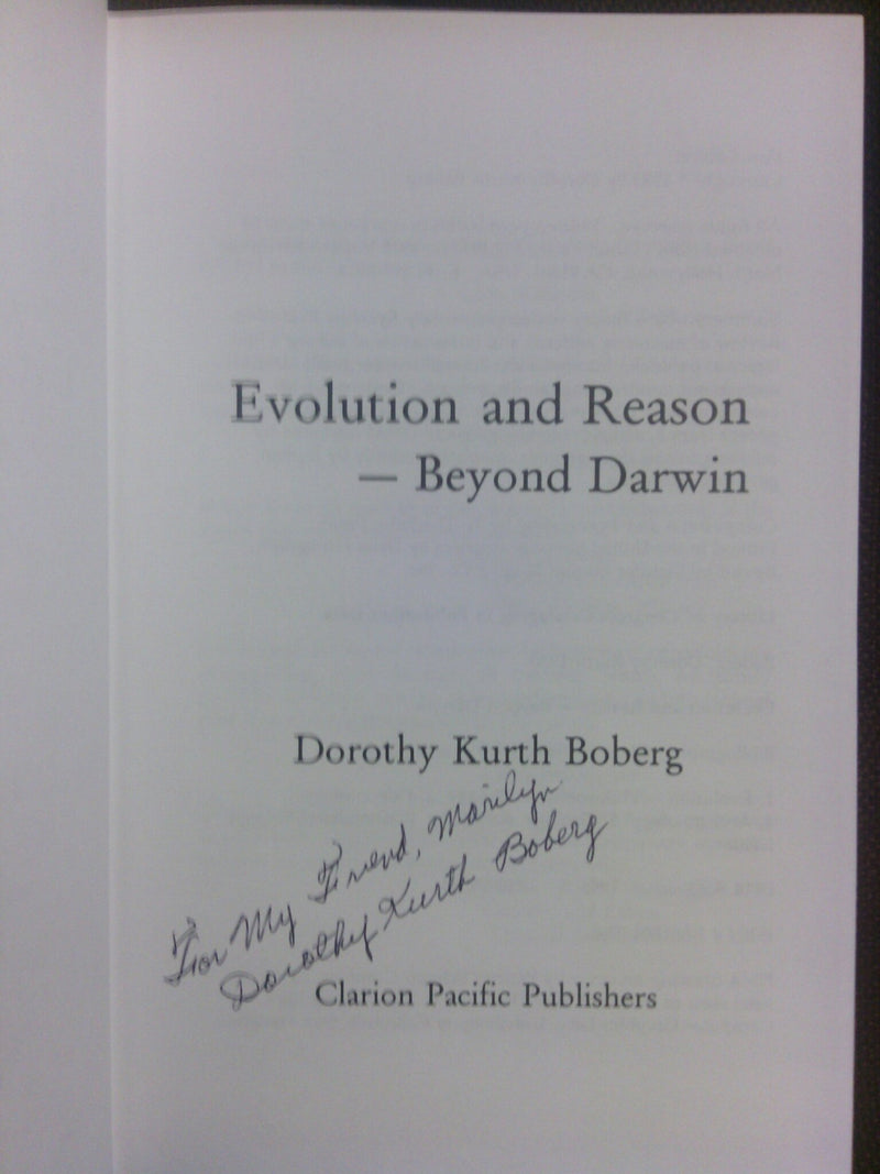 Evolution and Reason: Beyond Darwin,Used