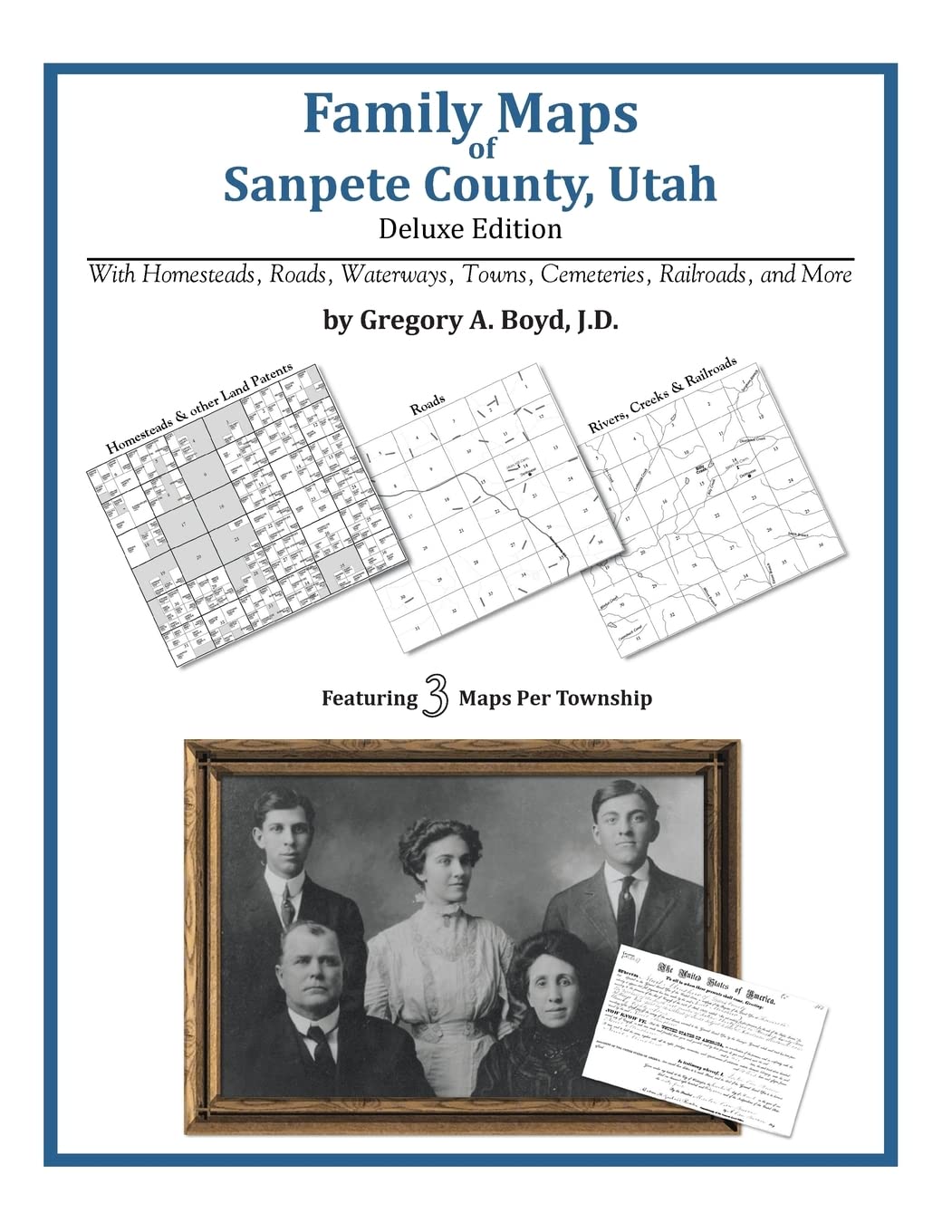 Family Maps of Sanpete County, Utah,Used