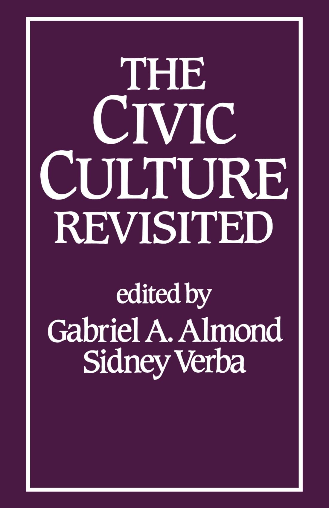 The Civic Culture Revisited,Used