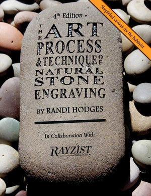 THE ART PROCESS AND TECHNIQUE OF NATURAL STONE ENGRAVING: Stone Engraving NEW BLACK AND WHITE,Used