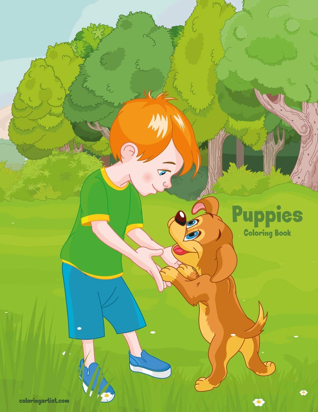 Puppies Coloring Book,Used