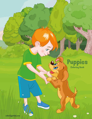 Puppies Coloring Book,Used