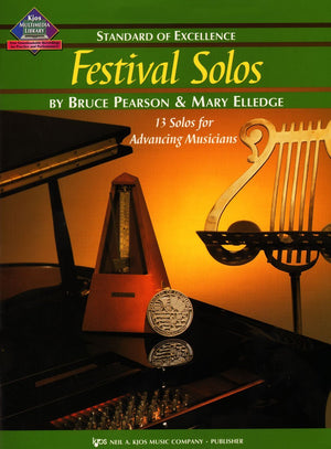 W39HF  Standard of Excellence  Festival Solos Book 3  French Horn,Used