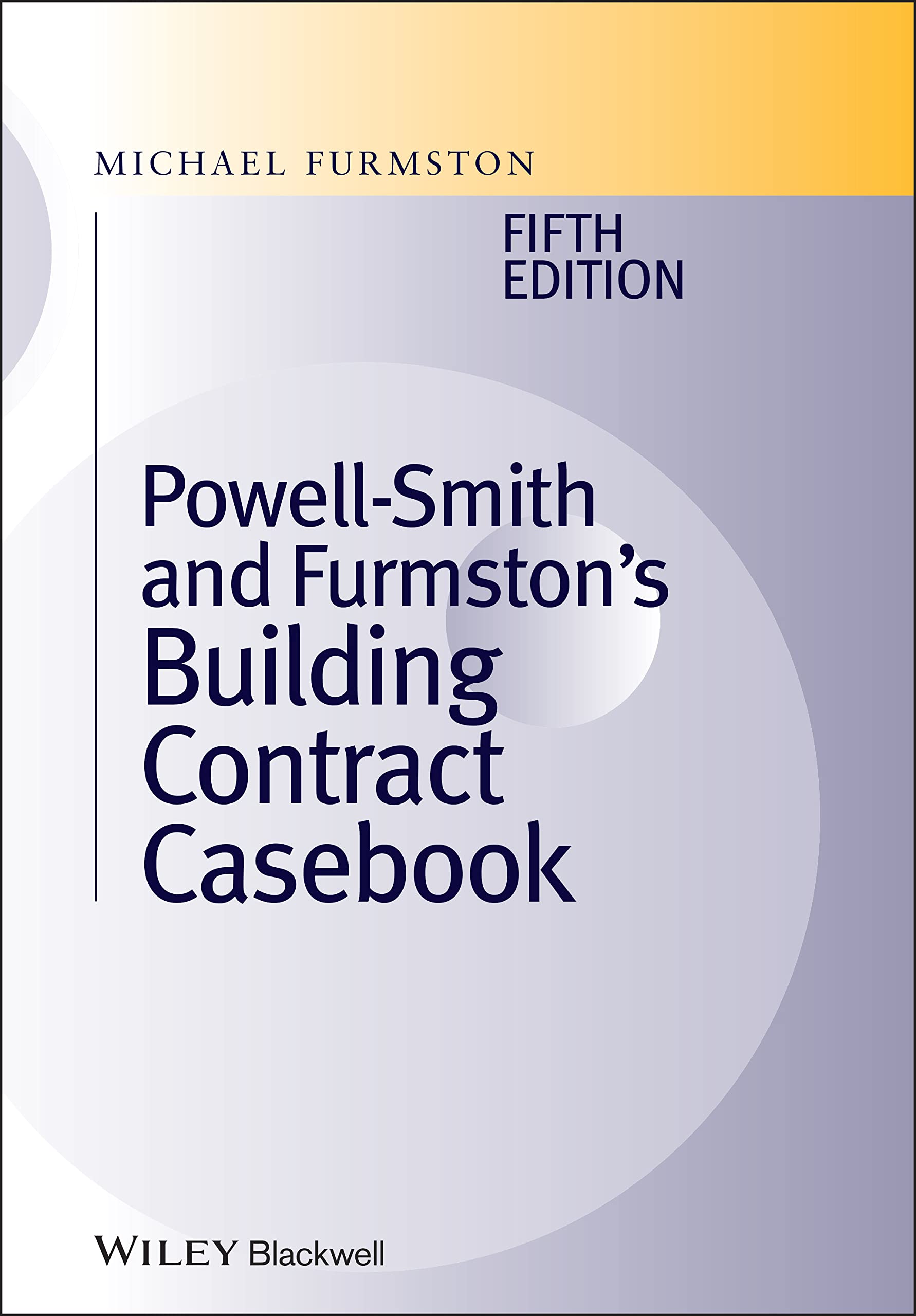 Powell]Smith And Furmston'S Building Contract Casebook,Used