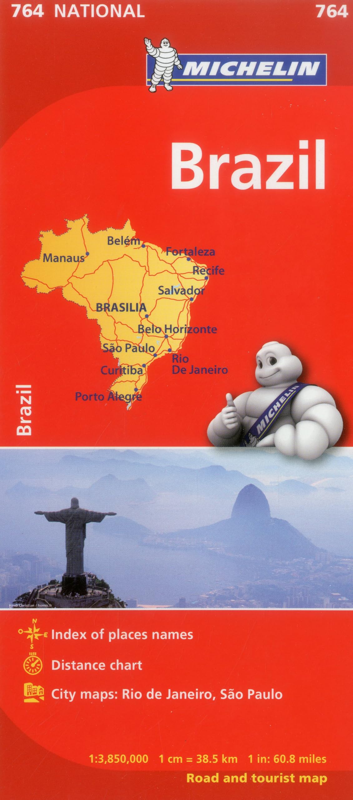Michelin Map Brazil 764 (Maps/Country (Michelin)),New