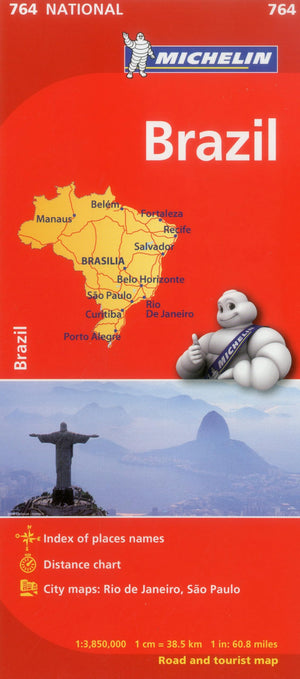 Michelin Map Brazil 764 (Maps/Country (Michelin)),New
