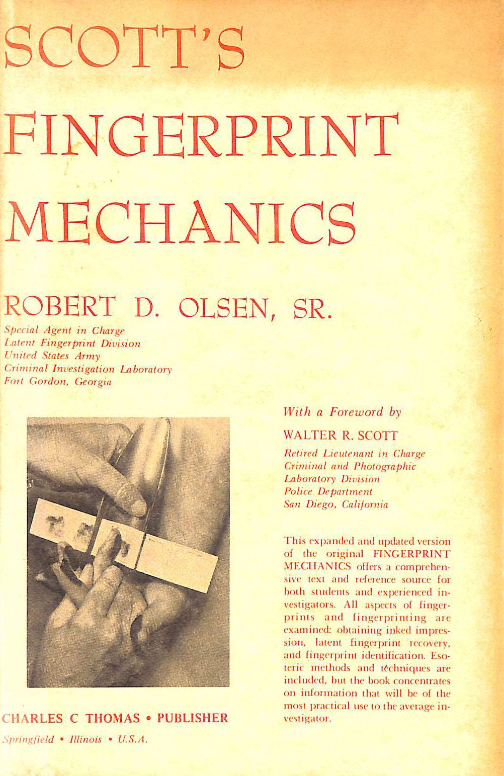 Scott's Fingerprint Mechanics,Used