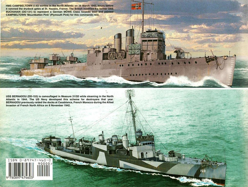 US Flush Deck Destroyers in action  Warships No. 19,New