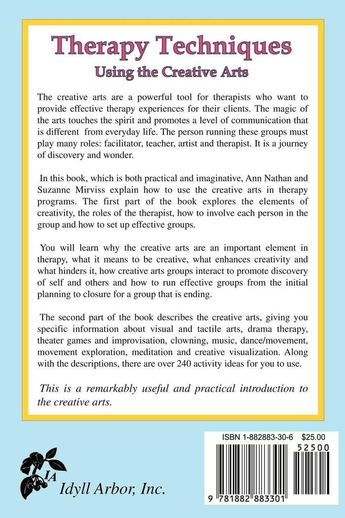 Therapy Techniques Using the Creative Arts,Used