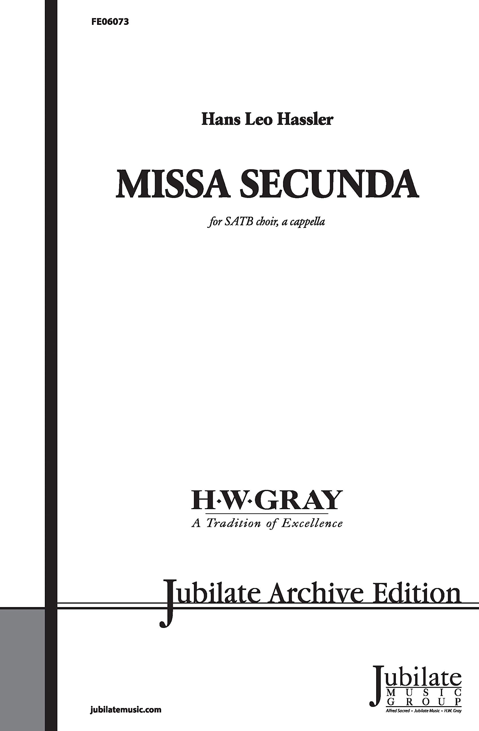 Missa Secunda: SATB, a cappella (Latin Language Edition) (Belwin Edition) (Latin Edition),Used