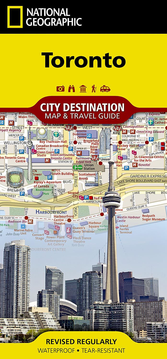 Toronto Map (National Geographic Destination City Map),Used