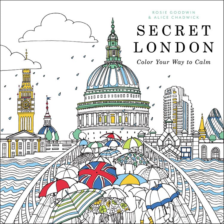 Secret London: Color Your Way to Calm,Used
