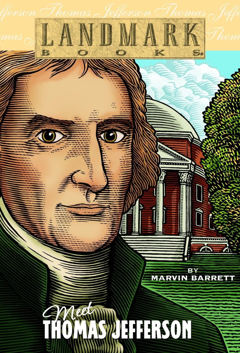 Meet Thomas Jefferson (Landmark Books)-used