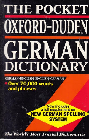 The Pocket OxfordDuden German Dictionary,Used