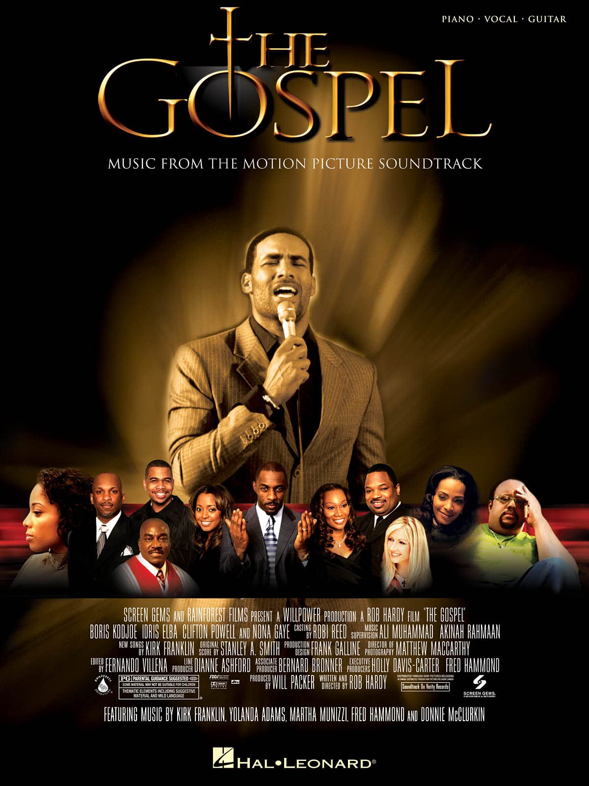 The Gospel: Music from the Motion Picture Soundtrack Piano, Vocal and Guitar Chords,Used