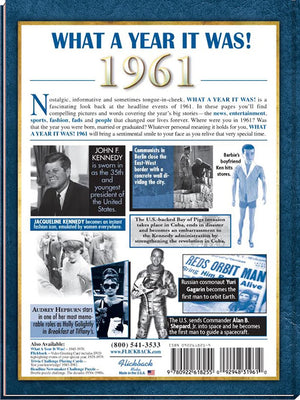 1961 What a Year It Was! 60th Coffee Table Book,Used
