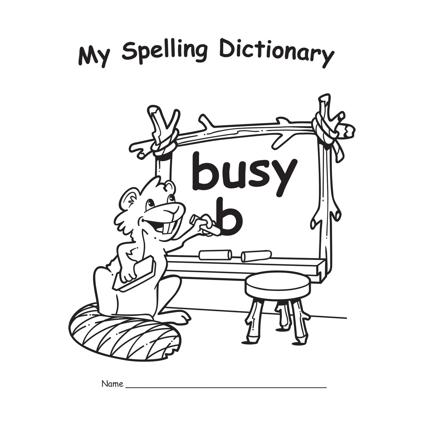 Teacher Created Resources My Spelling Dictionary Book,Used