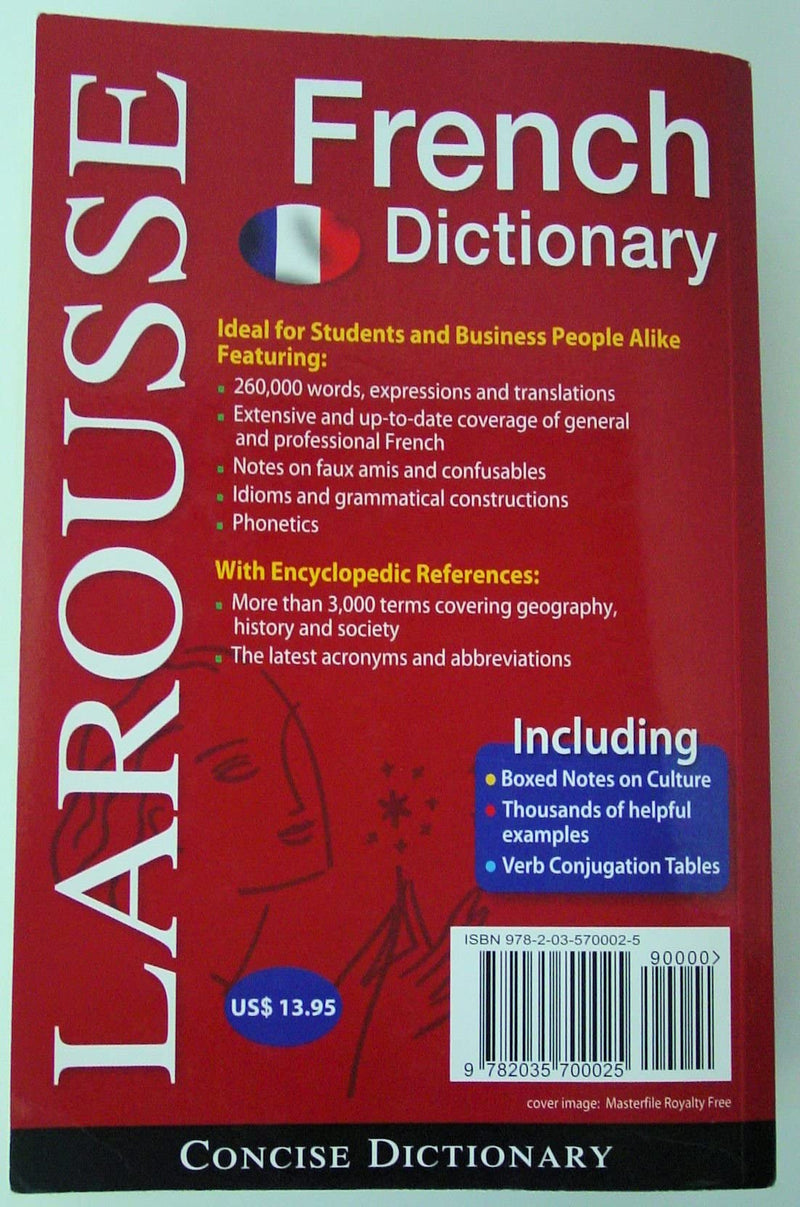 Larousse Concise FrenchEnglish/EnglishFrench Dictionary (English and French Edition),New