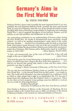 Germany's Aims in the First World War,Used