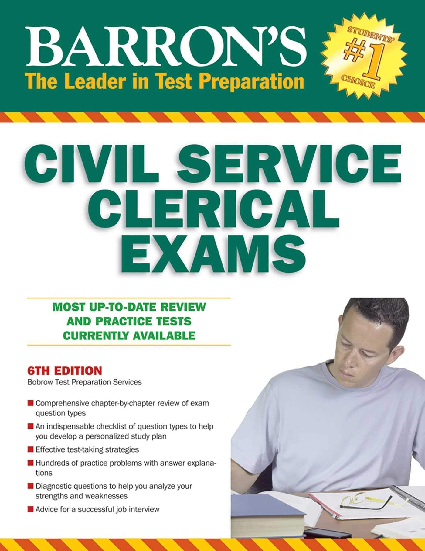 Civil Service Clerical Exam (Barron's Test Prep),New