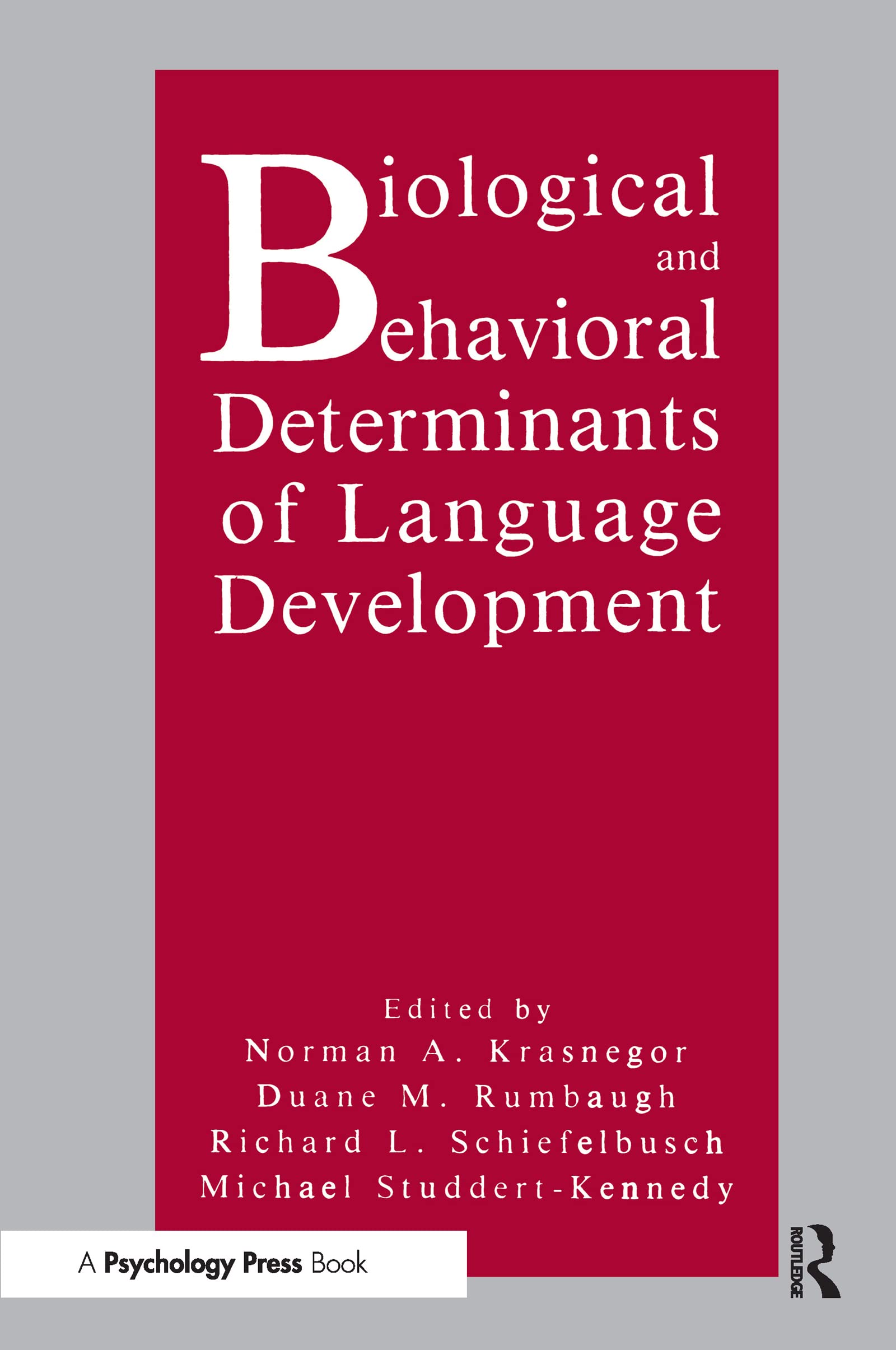 Biological And Behavioral Determinants Of Language Development,Used