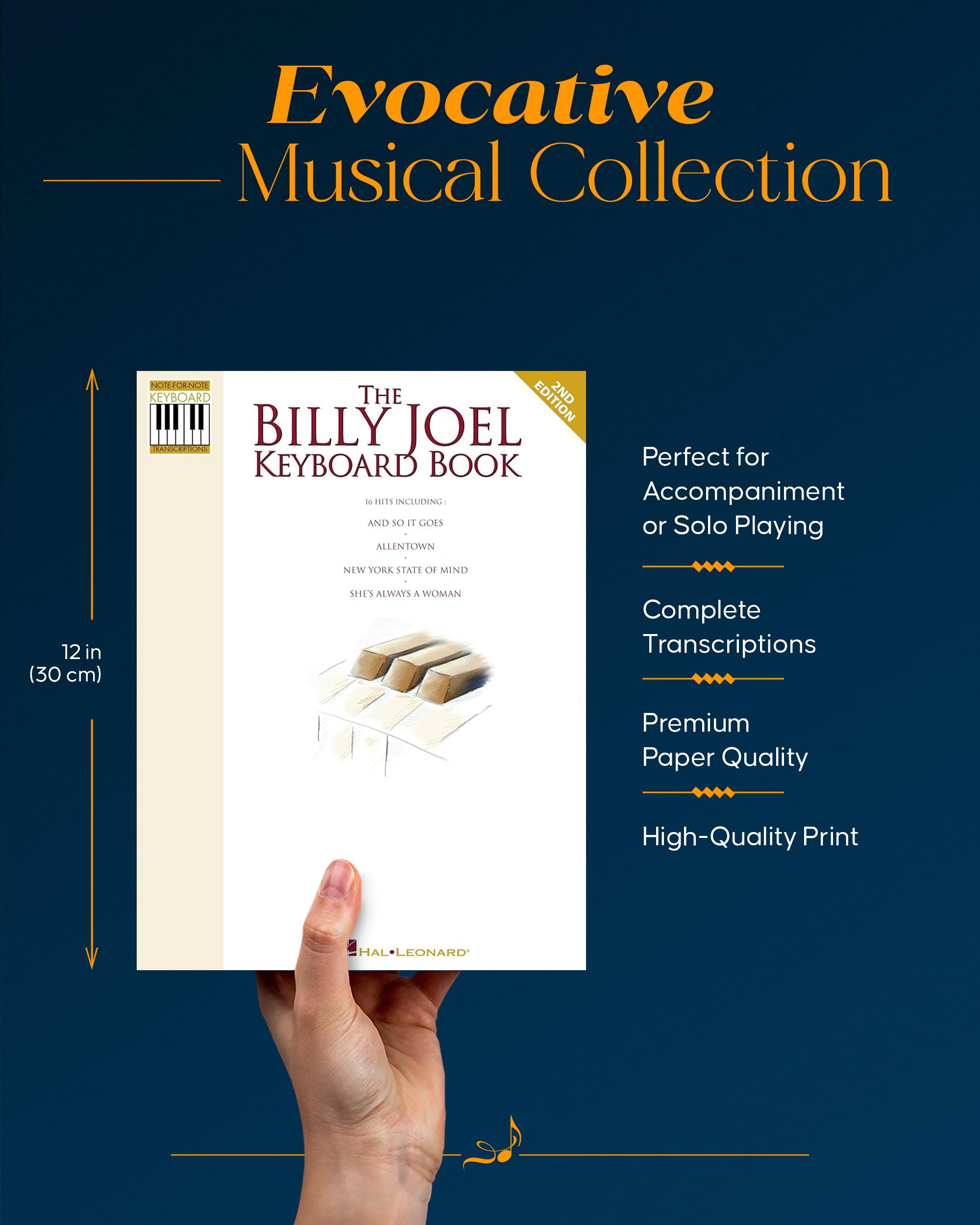 The Billy Joel Keyboard Book: Notefornote Keyboard Transcriptions,Used