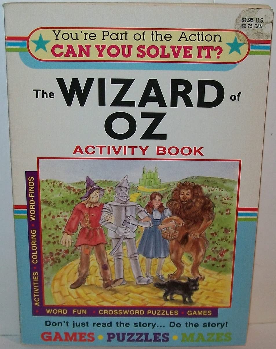 The Wizard of Oz Activity Book (Can You Solve It),Used