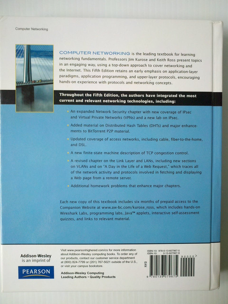 Computer Networking: A Topdown Approach (5Th Edition)