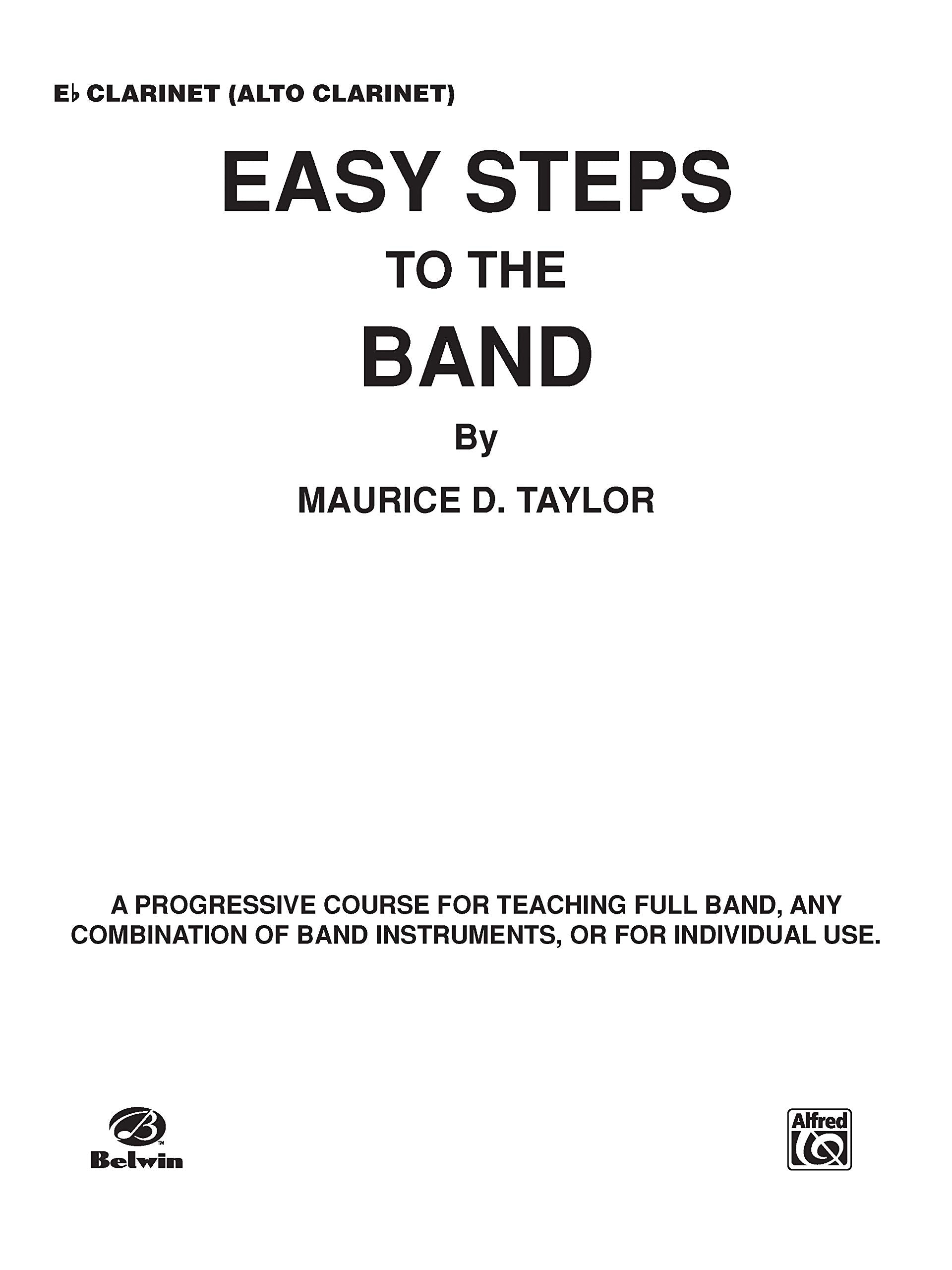 Easy Steps to the Band: Eflat Clarinet & Alto Clarinet,Used