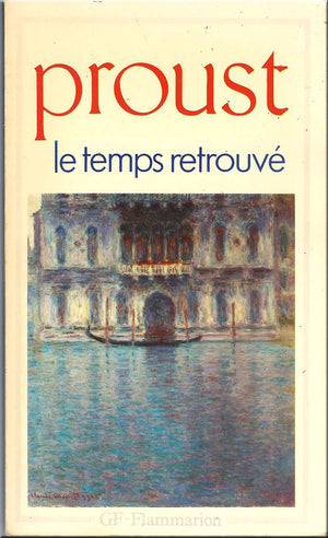 La Recherche Du Temps Perdu  Le Temps Retrouve (A),Used